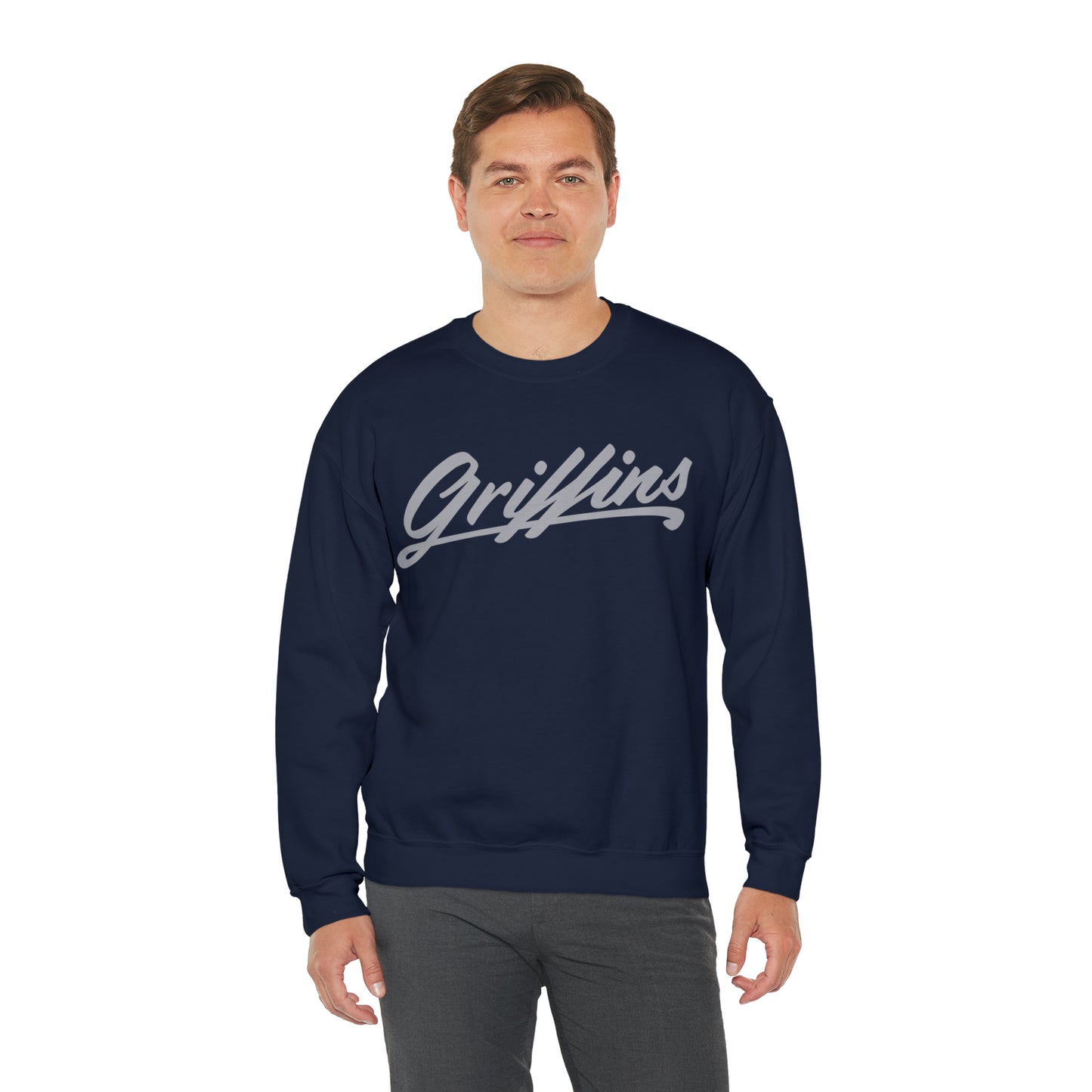 Griffins Script Crewneck—Adult