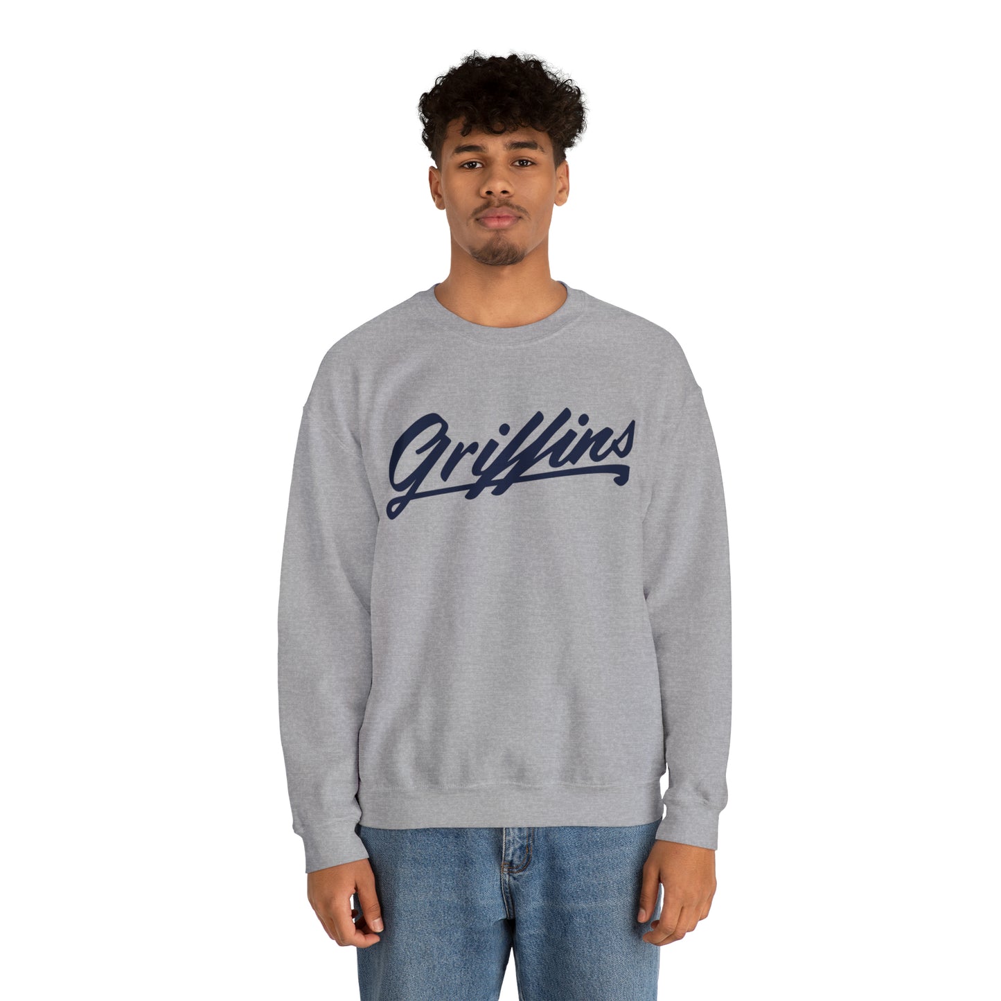 Griffins Script Crewneck—Adult