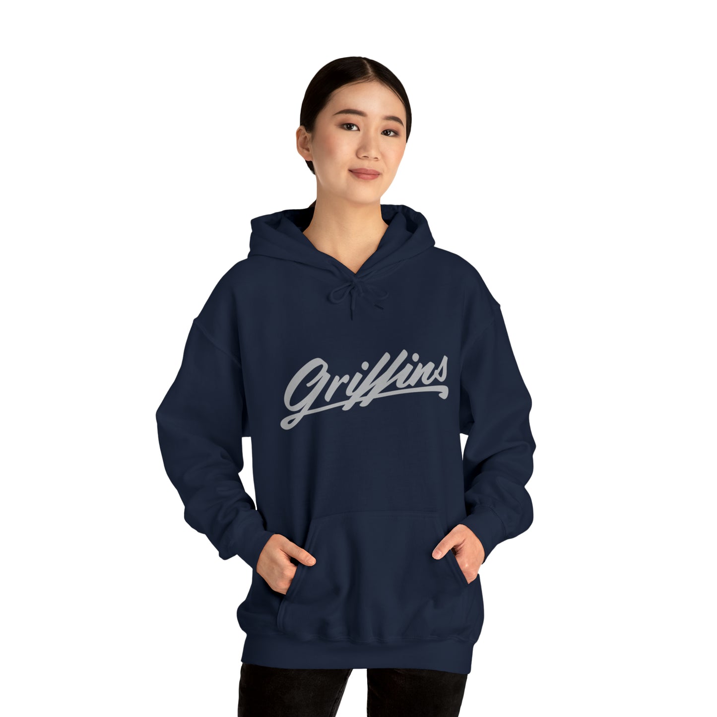 Griffins Script Hoodie—Adult