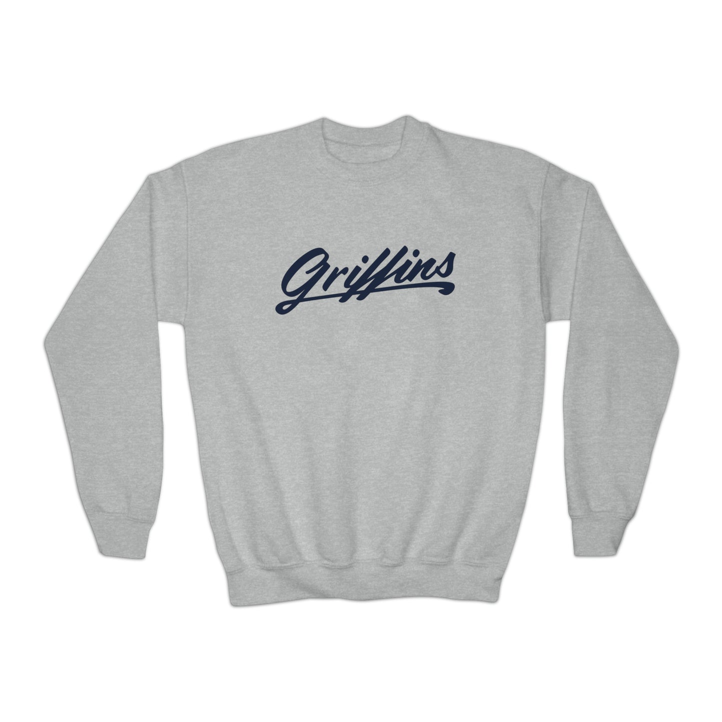 Griffins Script Crewneck—Youth