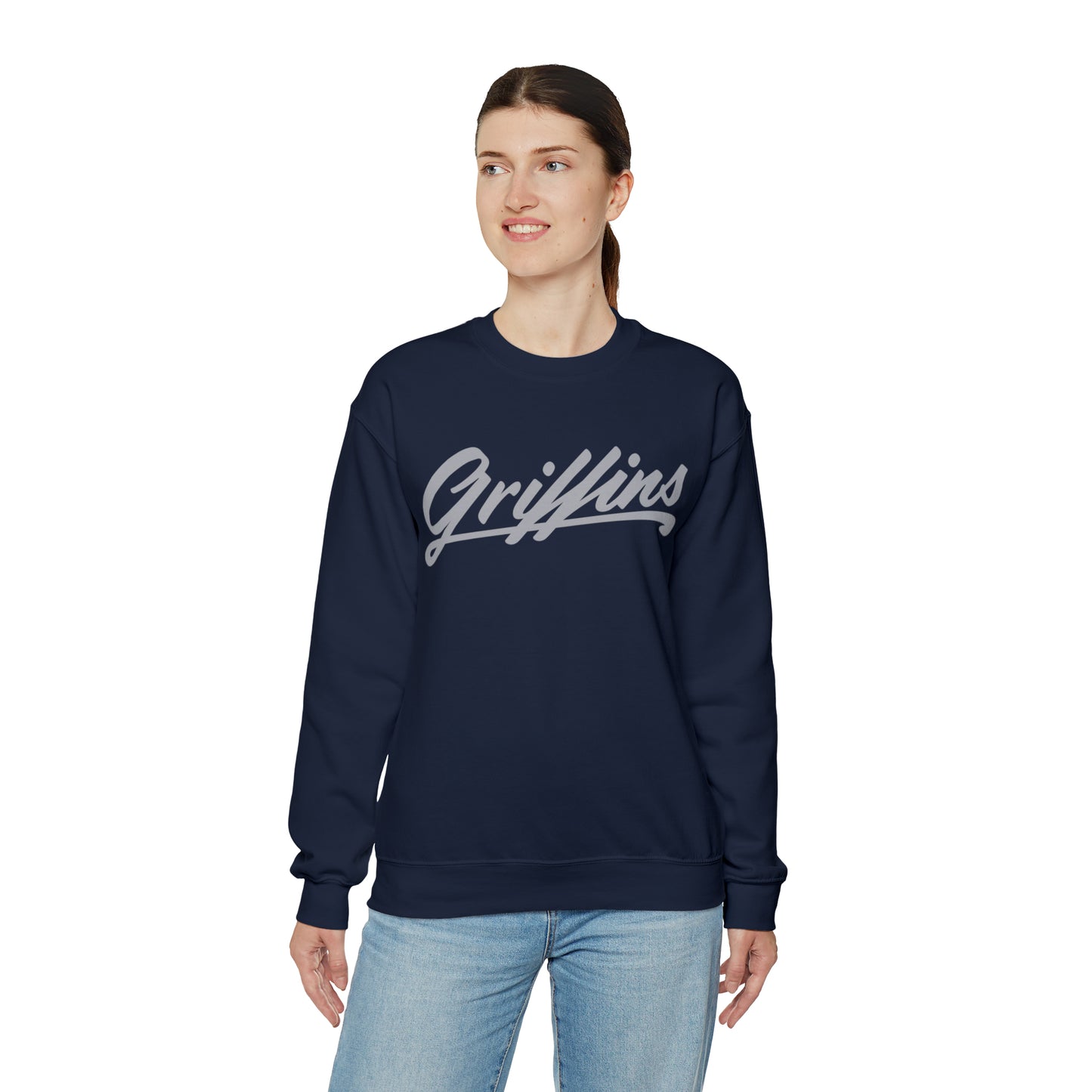 Griffins Script Crewneck—Adult