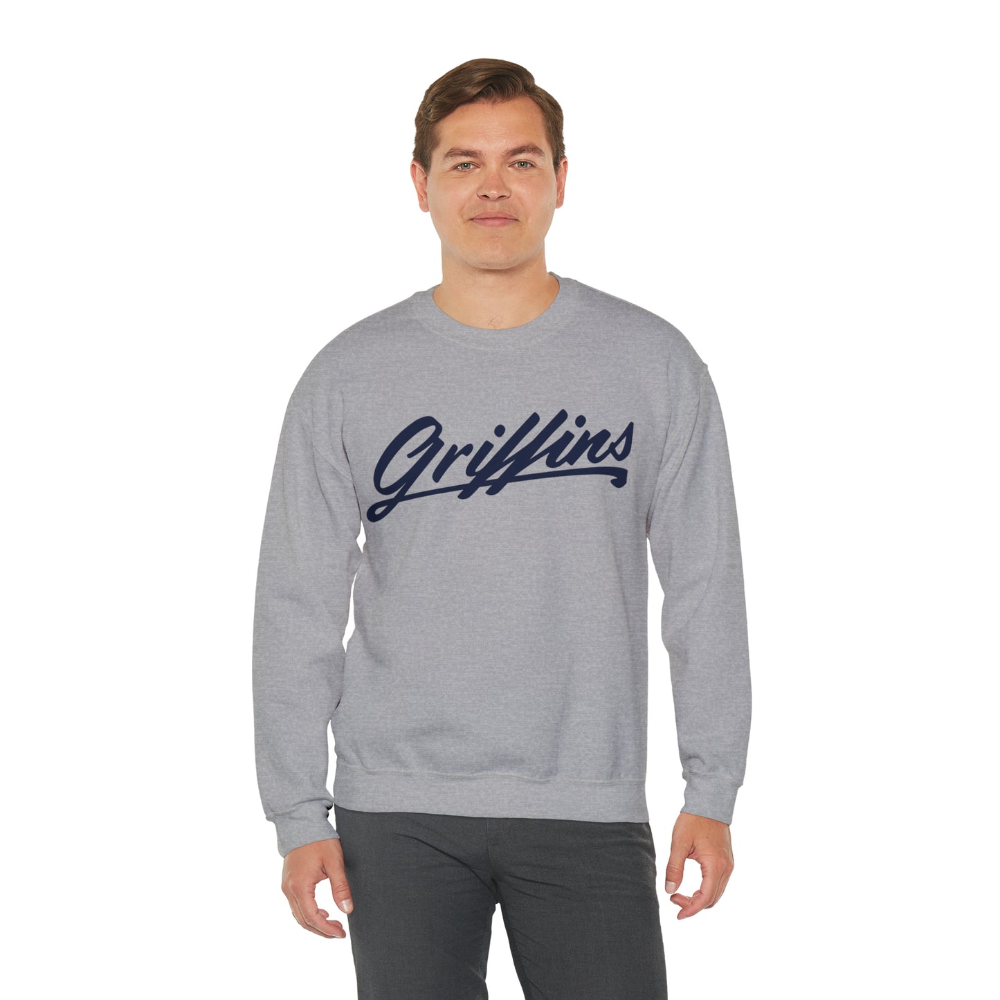 Griffins Script Crewneck—Adult