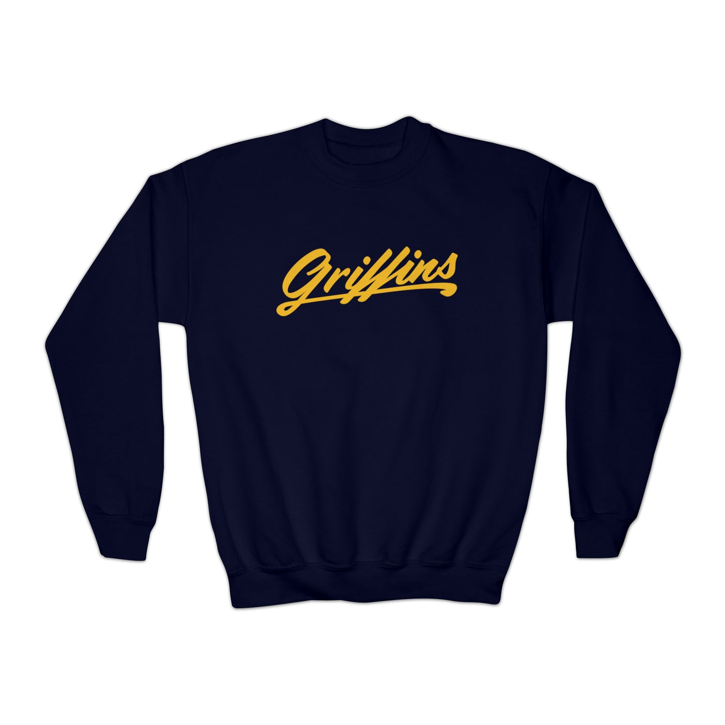 Griffins Script Crewneck—Youth