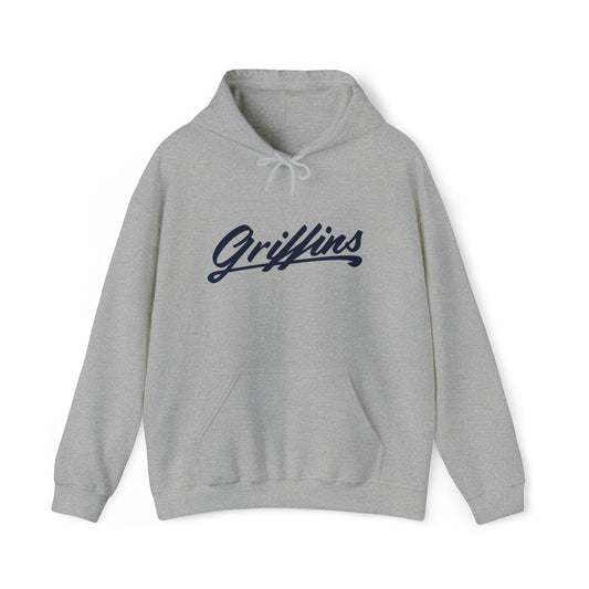 Griffins Script Hoodie—Adult