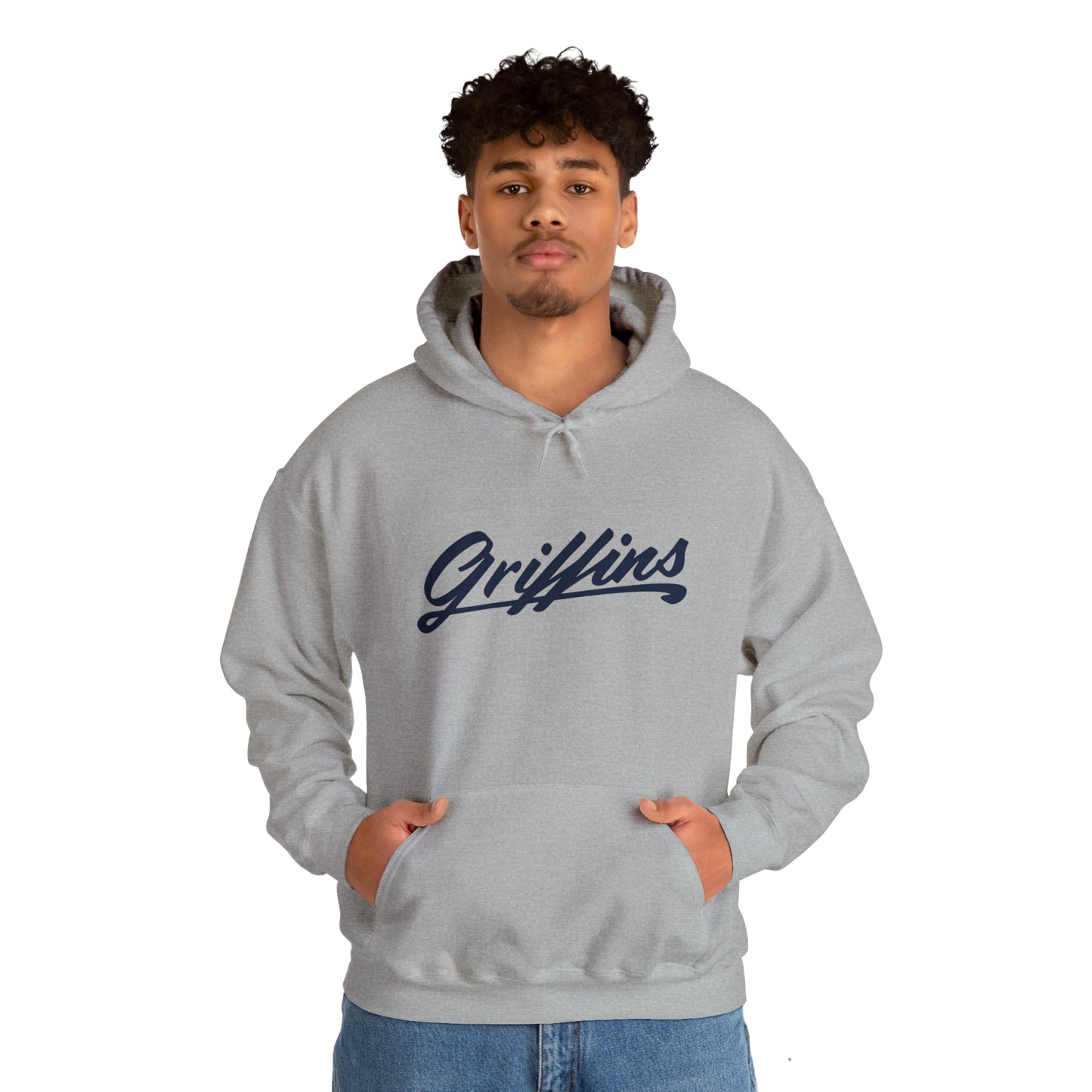 Griffins Script Hoodie—Adult