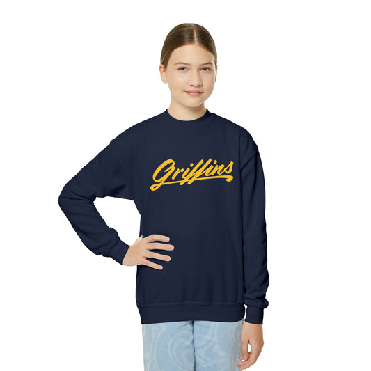 Griffins Script Crewneck—Youth