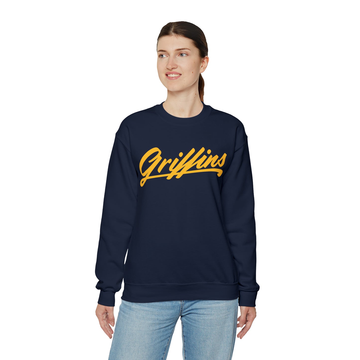 Griffins Script Crewneck—Adult