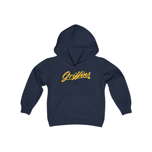 Griffins Script Hoodie—Youth