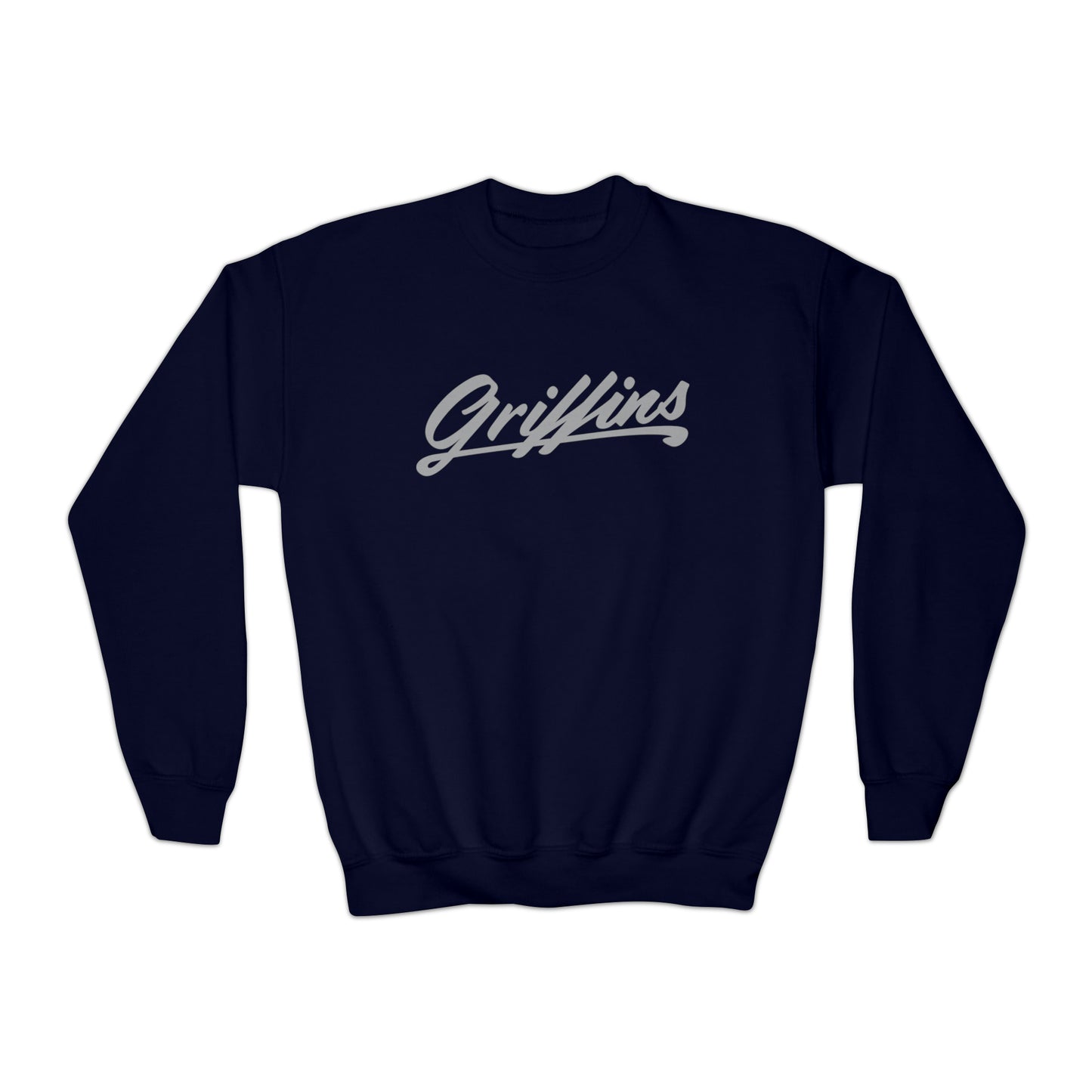 Griffins Script Crewneck—Youth