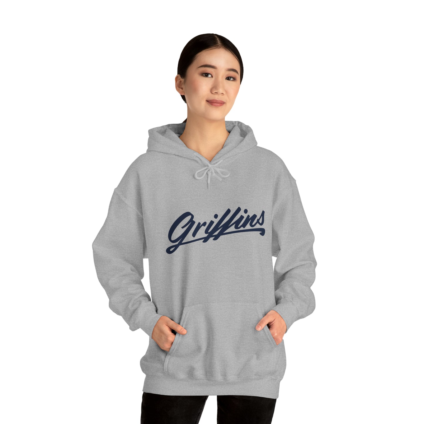 Griffins Script Hoodie—Adult