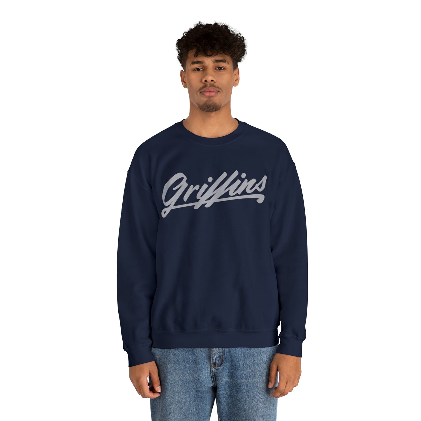 Griffins Script Crewneck—Adult