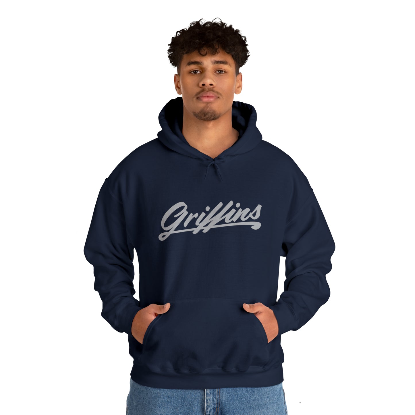 Griffins Script Hoodie—Adult