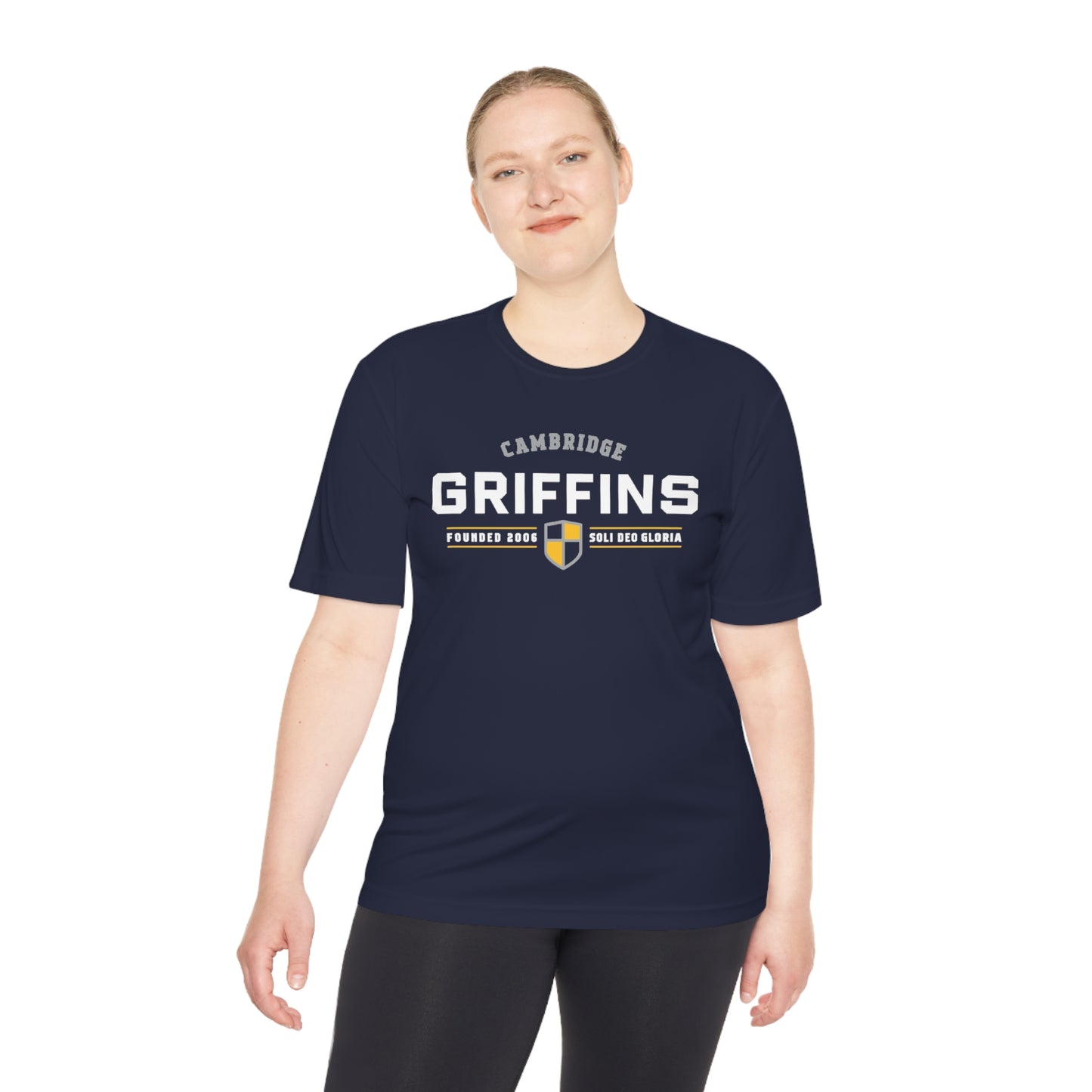 Griffins Shield Active Tee—Adult