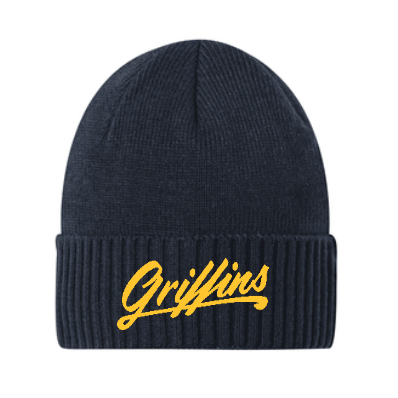 Griffins Script Knit Beanie