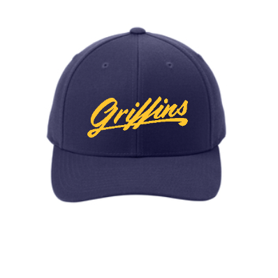 Griffins Script Curve Bill Snapback- Adult