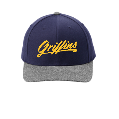 Griffins Script Curve Bill Snapback- Adult