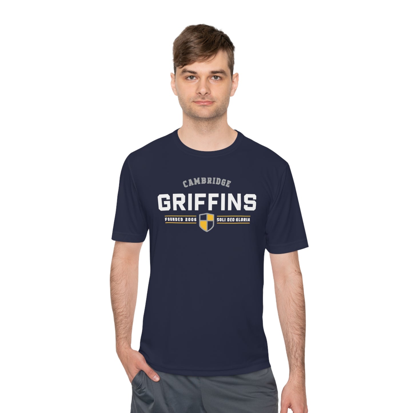 Griffins Shield Active Tee—Adult