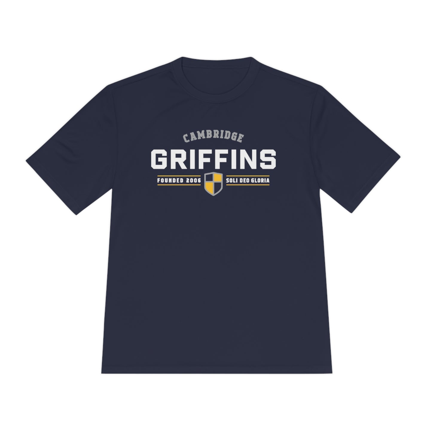 Griffins Shield Active Tee—Adult